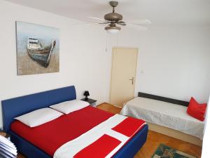 Ένα ή περισσότερα κρεβάτια σε δωμάτιο στο Apartment Silva free wifi free parking