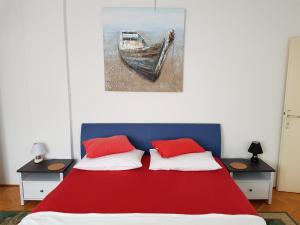 Ένα ή περισσότερα κρεβάτια σε δωμάτιο στο Apartment Silva free wifi free parking