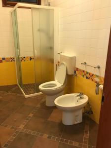 Et badeværelse på Il Giardino di Silvia