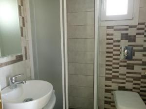 Koupelna v ubytování Meletis Studios