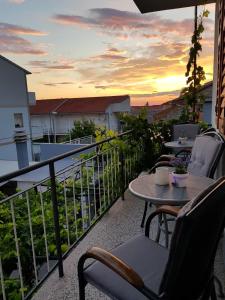 Balkón nebo terasa v ubytování Apartment Antonija
