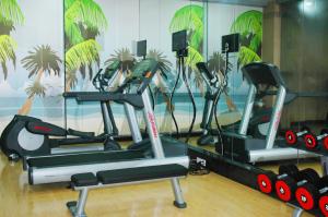 Gimnasio o instalaciones de fitness de Donghu Guest House
