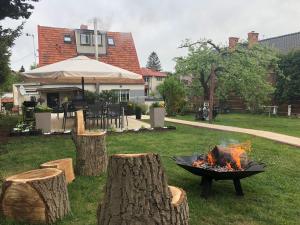 Vonkajšia záhrada v ubytovaní Villa Aida pokoje gościnne