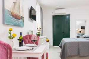 Posteľ alebo postele v izbe v ubytovaní Apartman Arbol
