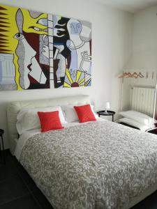 Posteľ alebo postele v izbe v ubytovaní B&b My Bergamo