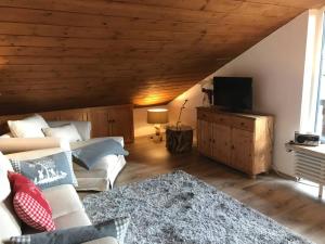 TV a/nebo společenská místnost v ubytování Apartment Garmisch Zugspitze
