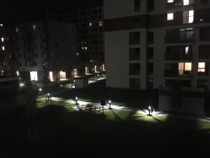Vonkajšia záhrada v ubytovaní Apartament VIP