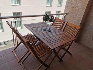 Ban công/sân hiên tại Apartamento Sweet Home +26 ảnh