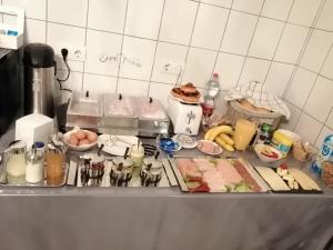 A kitchen or kitchenette at Vidéki Porta