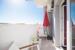 Balkón nebo terasa v ubytování Apartments CAPE Deluxe