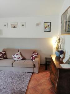 a living room with a couch and a table at Apartment Džoni in Split