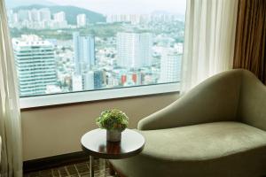 Posezení v ubytování Lotte Hotel Busan