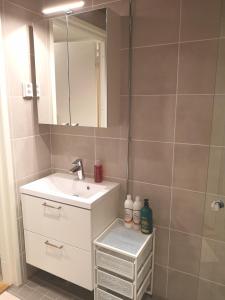 A bathroom at The Pineapple Apartment - Ananasyksiö Turku