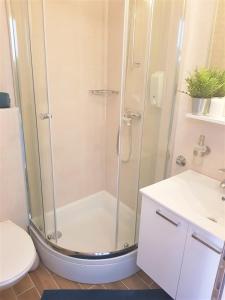 Koupelna v ubytování Lenka Apartments I