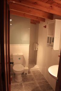 a bathroom with a toilet and a sink at Llosa de Ibio in Ibio