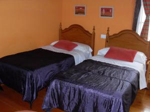 Postel nebo postele na pokoji v ubytování Hotel Asturias