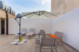 A patio or other outdoor area at Casa Angelica