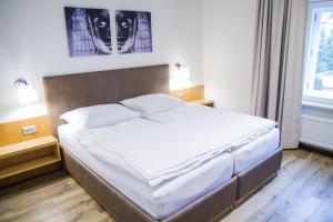 Postel nebo postele na pokoji v ubytování APART U LVA