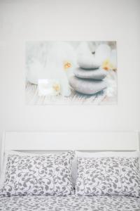 Ένα ή περισσότερα κρεβάτια σε δωμάτιο στο Modern Living in the Heart of Trogir