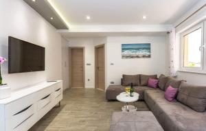 TV a/nebo společenská místnost v ubytování Apartman dva