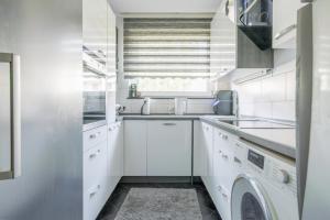 Kuchyň nebo kuchyňský kout v ubytování Private Apartment