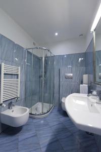 Koupelna v ubytování Hotel Relax Roma Nord