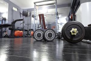 Fitness centrum a/nebo fitness zařízení v ubytování Hotel Relax Roma Nord