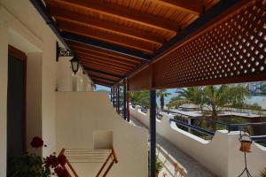 A balcony or terrace at UzHan Beach Hotel