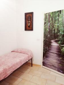 Postel nebo postele na pokoji v ubytování TORINO LOW COST