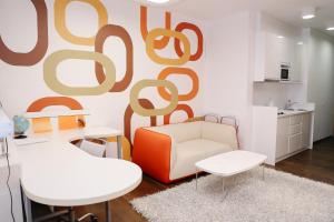 Køkken eller tekøkken på STATUS Superior Apartments