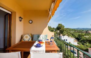Balkón nebo terasa v ubytování Panorama Costa Brava