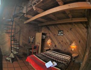 Postel nebo postele na pokoji v ubytování Hotel Cabaña Los Ruiseñores