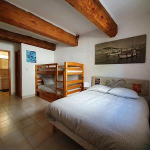 Postel nebo postele na pokoji v ubytování il porto