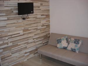Televízia a/alebo spoločenská miestnosť v ubytovaní Legacy Apartments