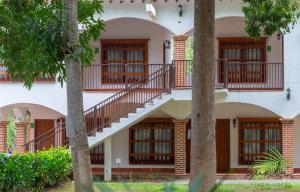 Balkón nebo terasa v ubytování Finca Hotel Guali Santafe