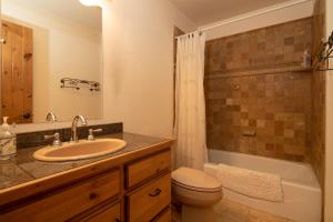 Vannituba majutusasutuses Alpine Recharge by KABINO Huge Views Hot tub Garage PS3 WiFi Loft