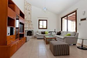Χώρος καθιστικού στο Afroditi House