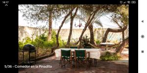 Jardín al aire libre en La Bella Sombra