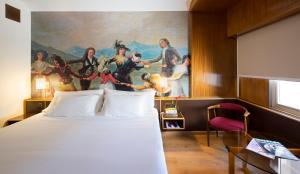 Postel nebo postele na pokoji v ubytování Hotel Goya