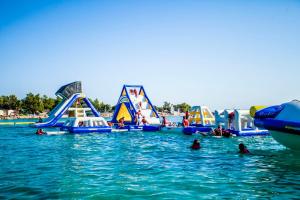 people in the water at a water park at Mobile homes Marita in Šimuni