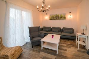Posezení v ubytování Villa Petite