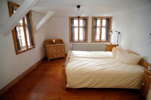 Postel nebo postele na pokoji v ubytování Gästehaus Tanzwerder