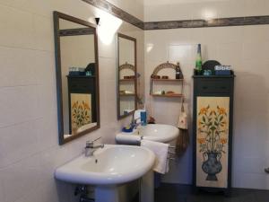 Koupelna v ubytování RELAX SANTA CHIARA