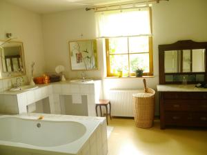 Kylpyhuone majoituspaikassa Haus Vincent Stralsund