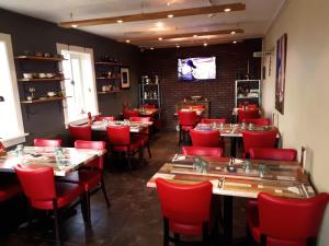 Εστιατόριο ή άλλο μέρος για φαγητό στο Eldstó Art Café Guesthouse