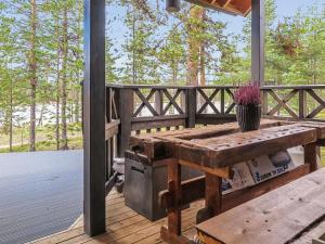 Balkón nebo terasa v ubytování Holiday Home Homma by Interhome