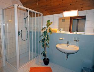 Kúpeľňa v ubytovaní Austrian Sports Resort, BSFZ Obertraun