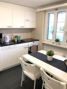 Kuchyň nebo kuchyňský kout v ubytování Ferienwohnung Erlinsbach SO + 13 fotografií