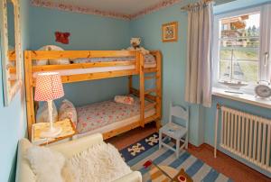 Postel nebo postele na pokoji v ubytování Appartements Kaiserblick