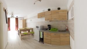 Kuchyň nebo kuchyňský kout v ubytování Orchidea apartman + 6 fotografií